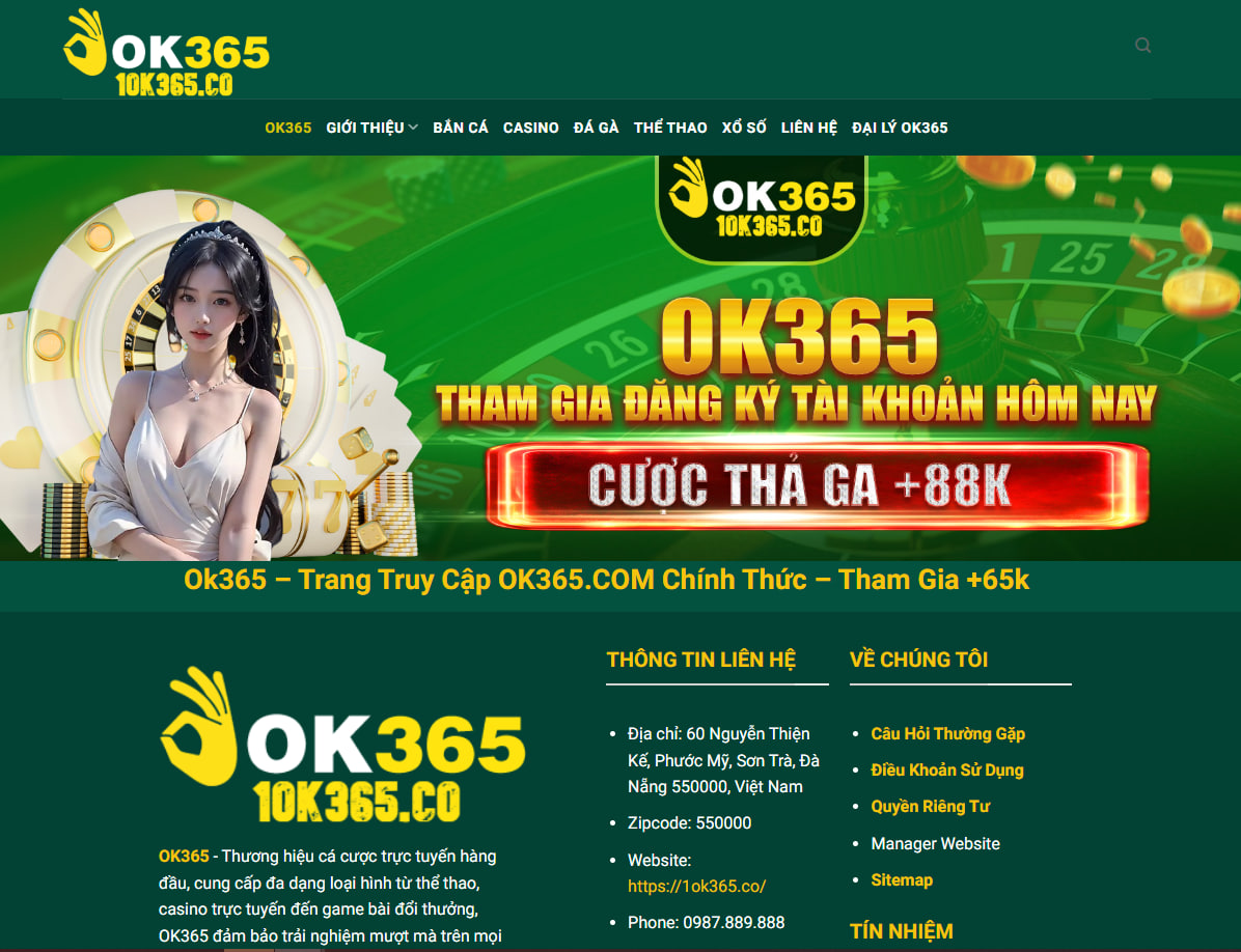 Giới thiệu website ok365